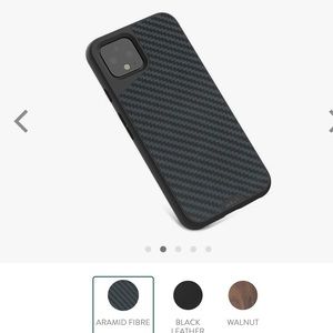 Real Karbon/walnut/BlkLeather Google Pixel 4XL